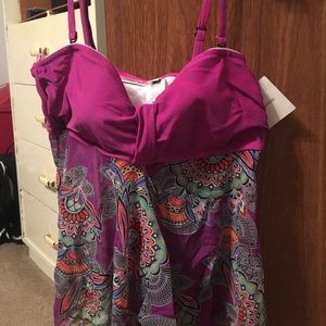 Brand new bandeau style tankini